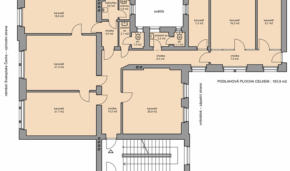Pronájem kanceláře 164 m², Ostrava – náhled fotky 16