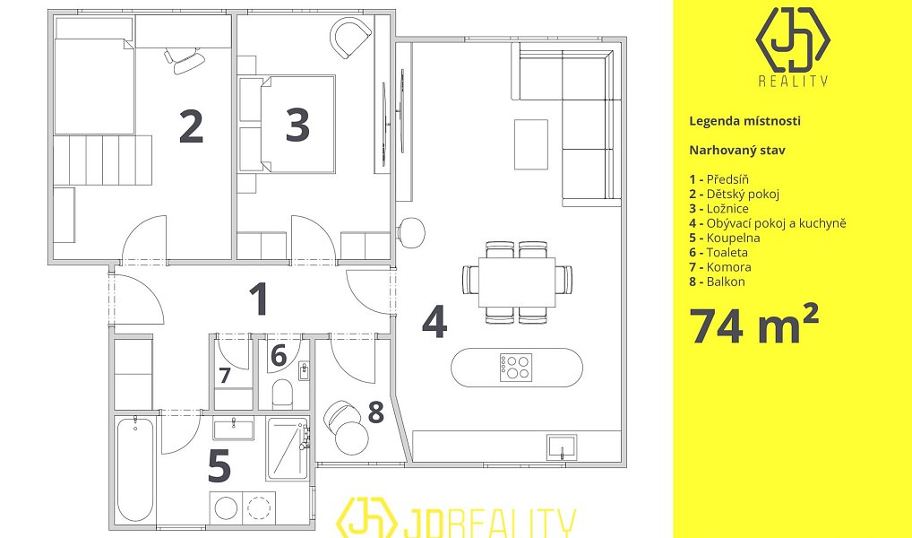 Prodej bytu 3+1 72 m², Kladno – náhled fotky 24
