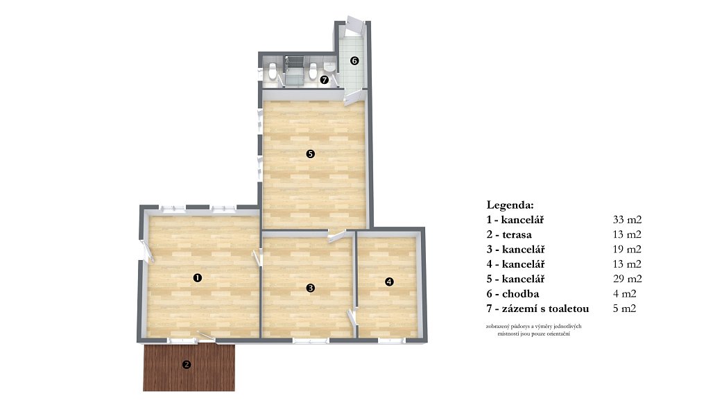 Pronájem kanceláře 117 m², Kolín – náhled fotky 14