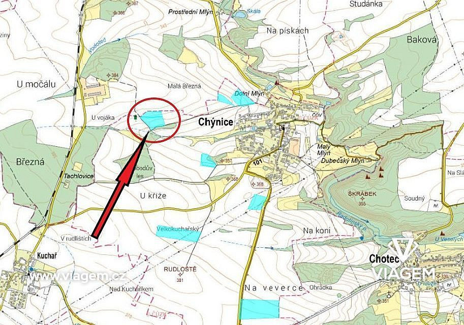 Prodej pole 1 403 m² – fotografie 4