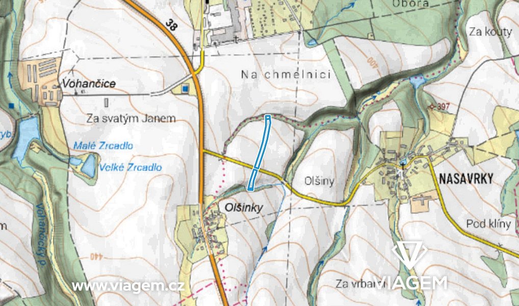 Prodej pole 613 m², Golčův Jeníkov – náhled fotky 3