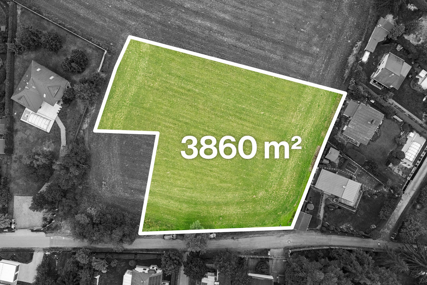 Prodej stavebního pozemku 3 860 m² — photo 3