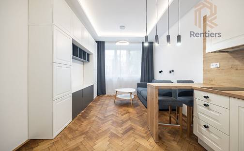 Pronájem bytu 1+kk 30 m², Myslbekova, Praha 6 - Střešovice