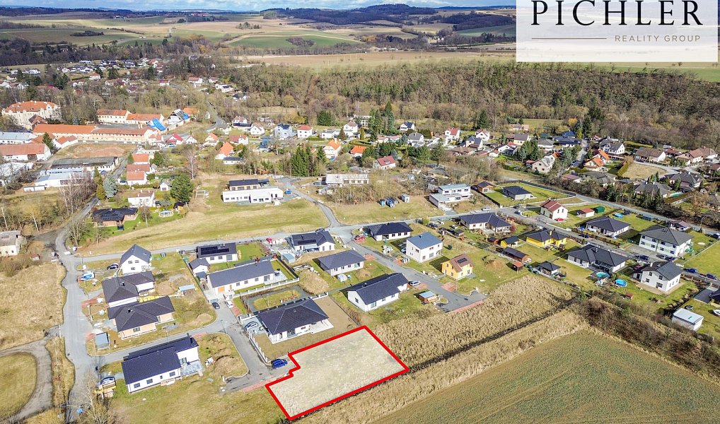 Prodej stavebního pozemku 812 m², Blovice – náhled fotky 3