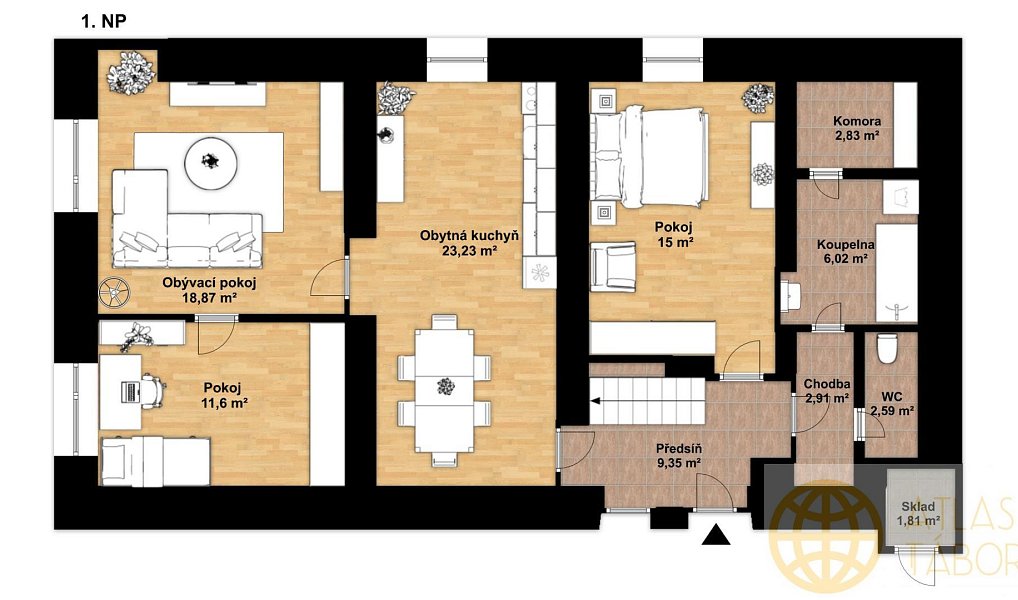 Prodej domu 220 m² s pozemkem 497 m², Chraštice – náhled fotky 9