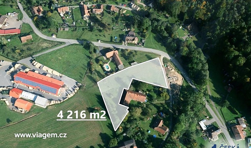 Prodej zahrady 2 108 m², Třebovice – náhled fotky 2