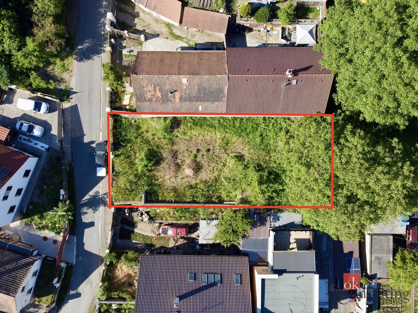 Prodej stavebního pozemku 420 m² - Widok 2