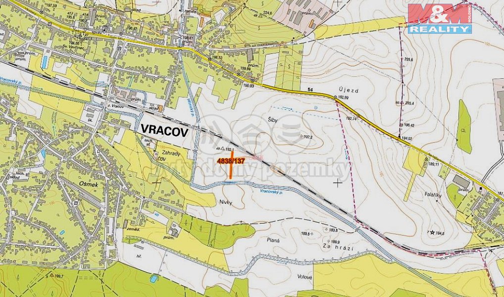 Prodej pole 344 m², Vracov – náhled fotky 2