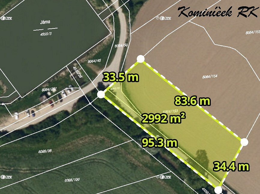Pozemek 2992 m² ve Starém Městě u Uherského Hradiště – pohled 5