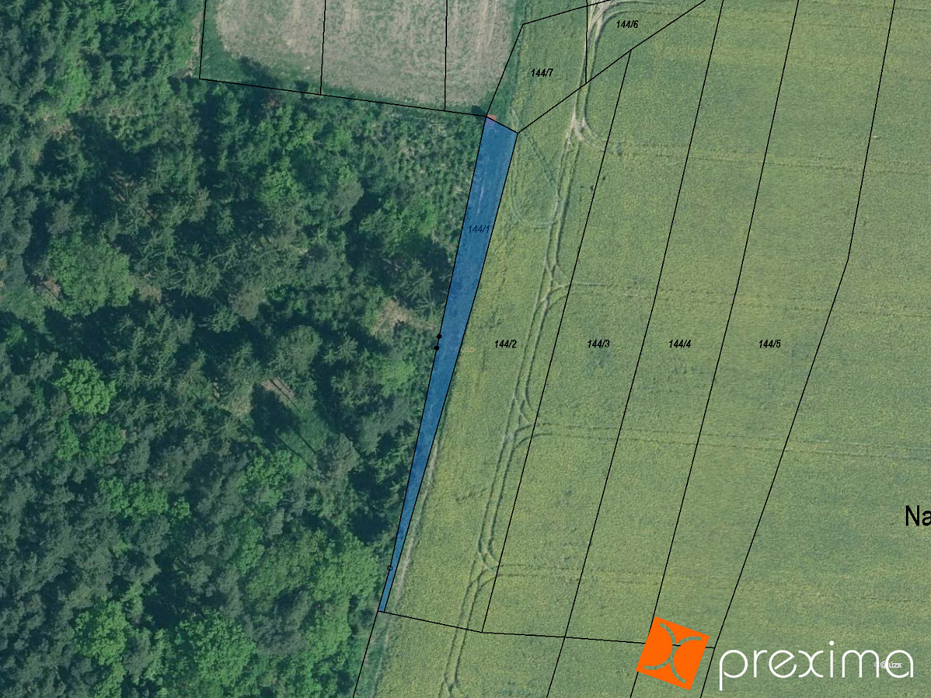 Prodej pole 77 m²