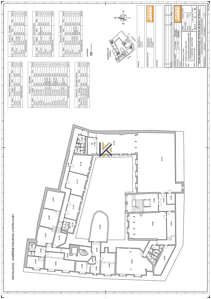 Pronájem kanceláře 424 m² – pohled 4