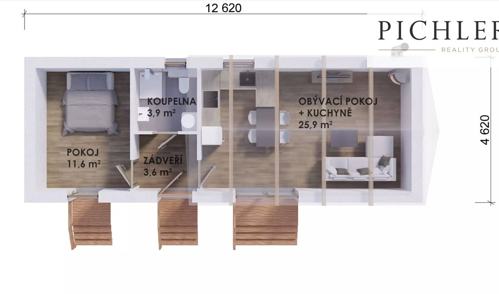 Prodej domu 45 m² s pozemkem 801 m², Hromnice – náhled fotky 21