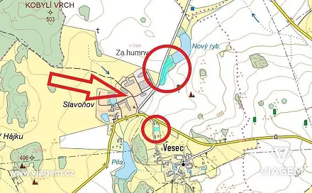 Prodej stavebního pozemku 3 108 m², Kovářov, okres Písek