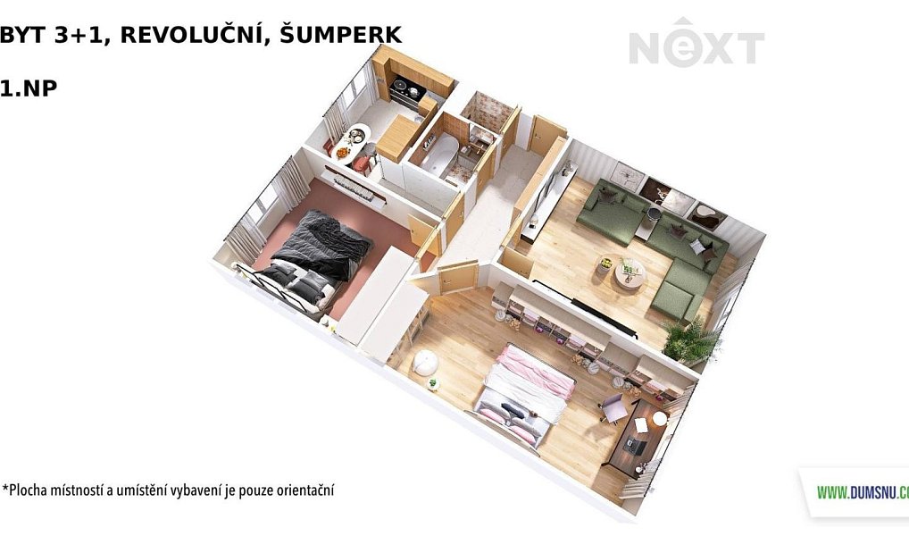 Prodej bytu 3+1 74 m², Šumperk – náhled fotky 22