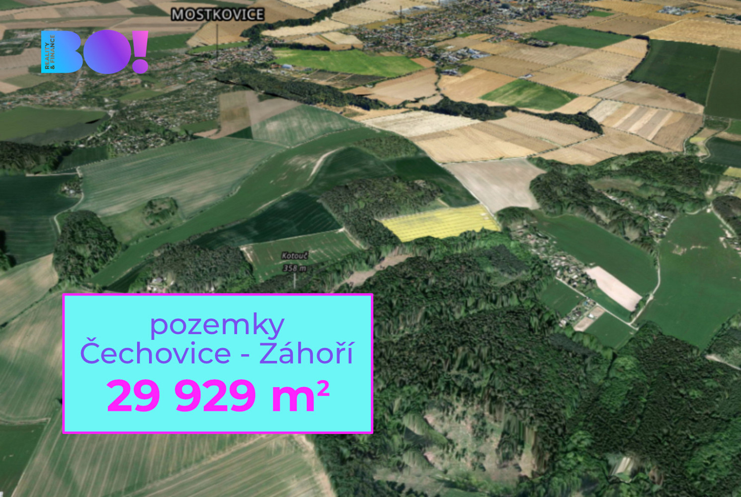 Prodej pole 29 929 m²