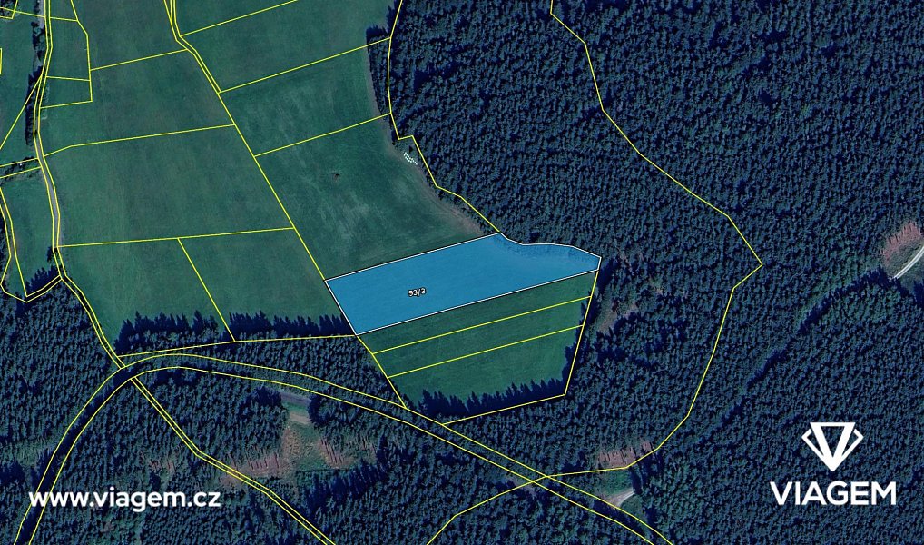 Prodej pole 807 m², Strašín – náhled fotky 4