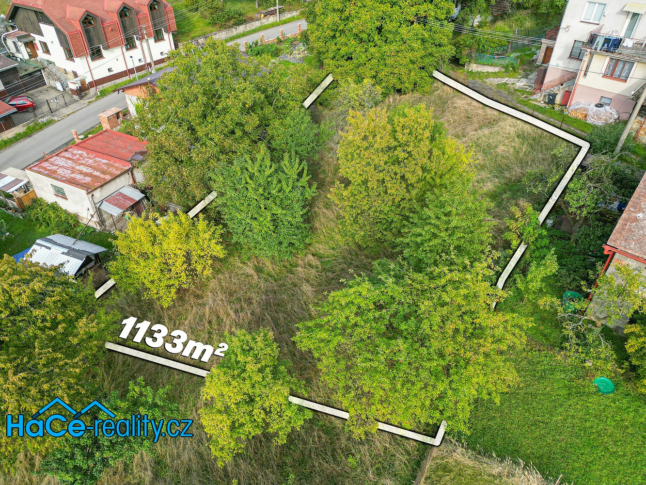 Prodej stavebního pozemku 1 133 m² – fotografie 3