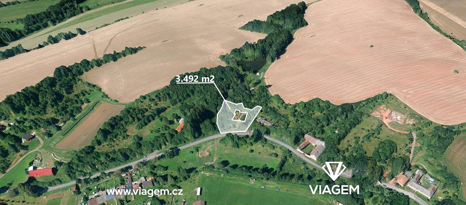 Prodej stavebního pozemku 3 492 m²