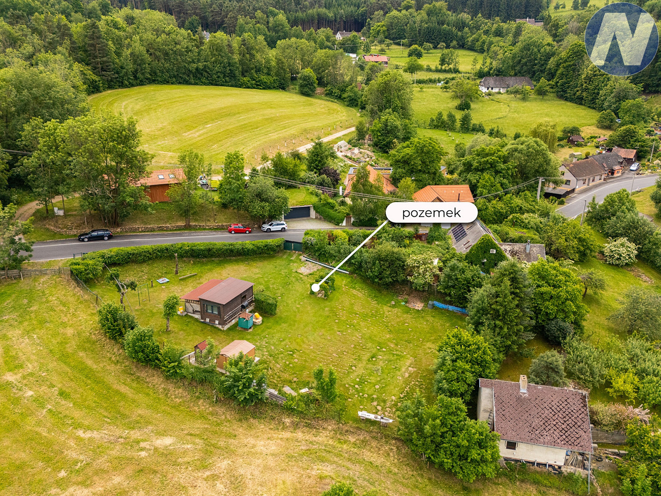 Prodej stavebního pozemku 1 224 m² – fotografie 4