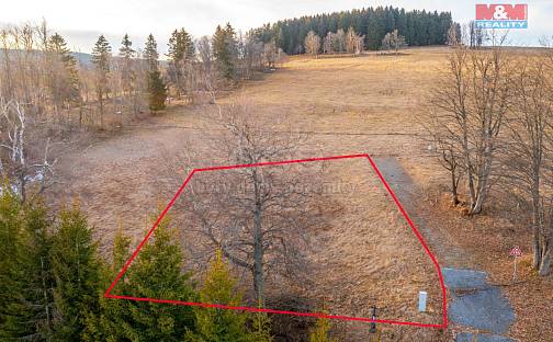 Prodej stavebního pozemku 1 062 m², Nové Hutě, okres Prachatice