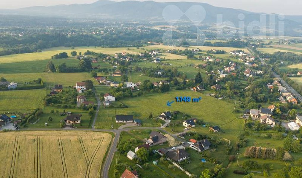 Prodej stavebního pozemku 1 149 m², Ropice – náhled fotky 2