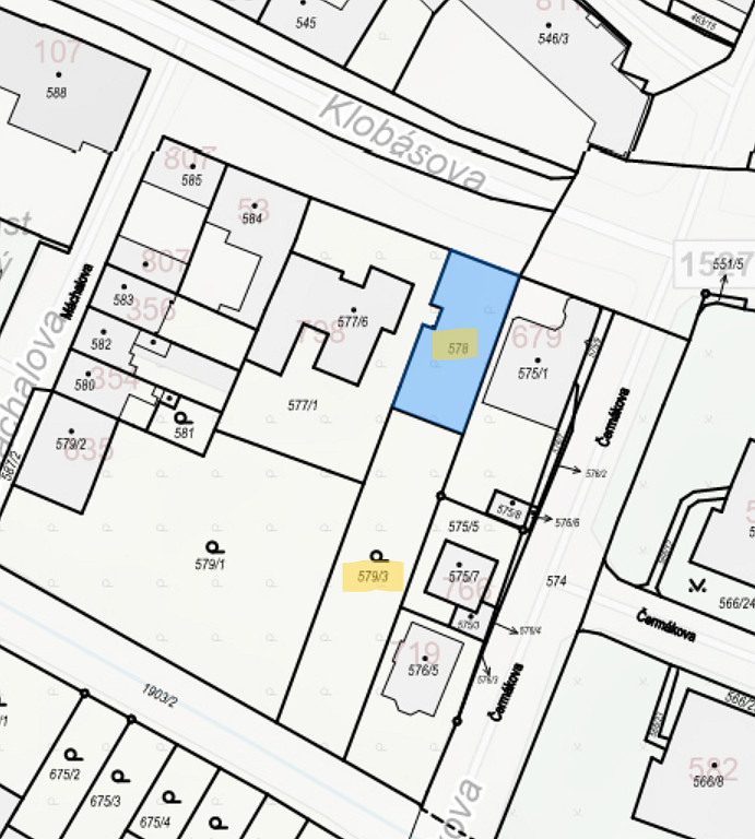 Prodej stavebního pozemku 896 m² – fotografie 2