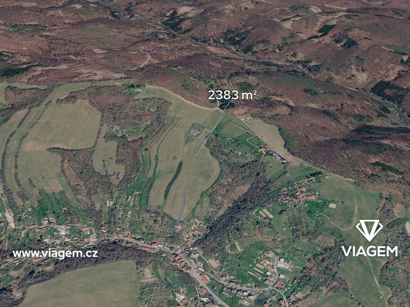 Prodej pole 1 191 m²