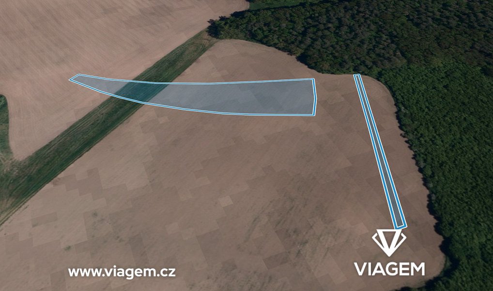 Prodej pole 1 930 m², Kaňovice – náhled fotky 2