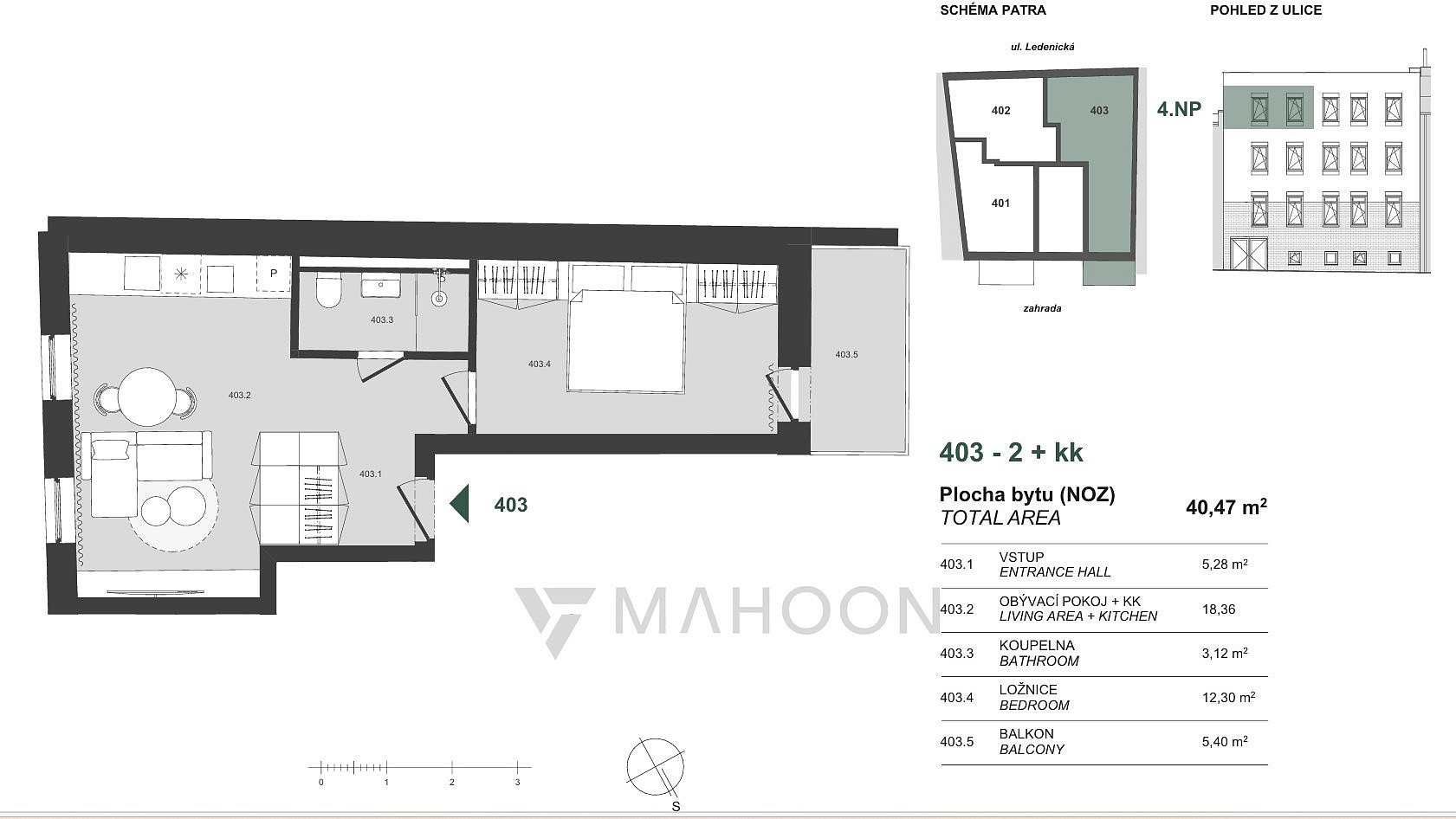 Prodej bytu 2+kk 41 m² – fotografie 5
