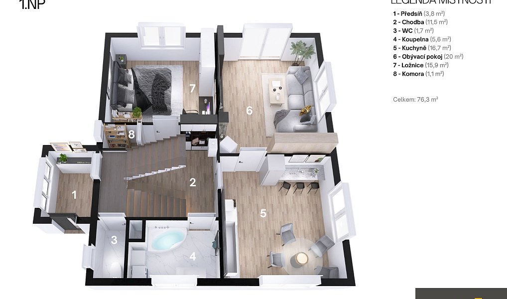 Prodej domu 130 m² s pozemkem 599 m², Náchod – náhled fotky 18