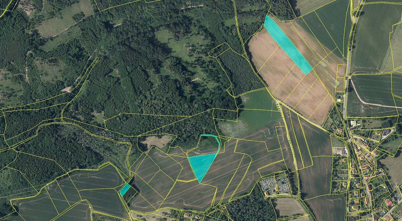 Dražba pozemku 13 755 m²