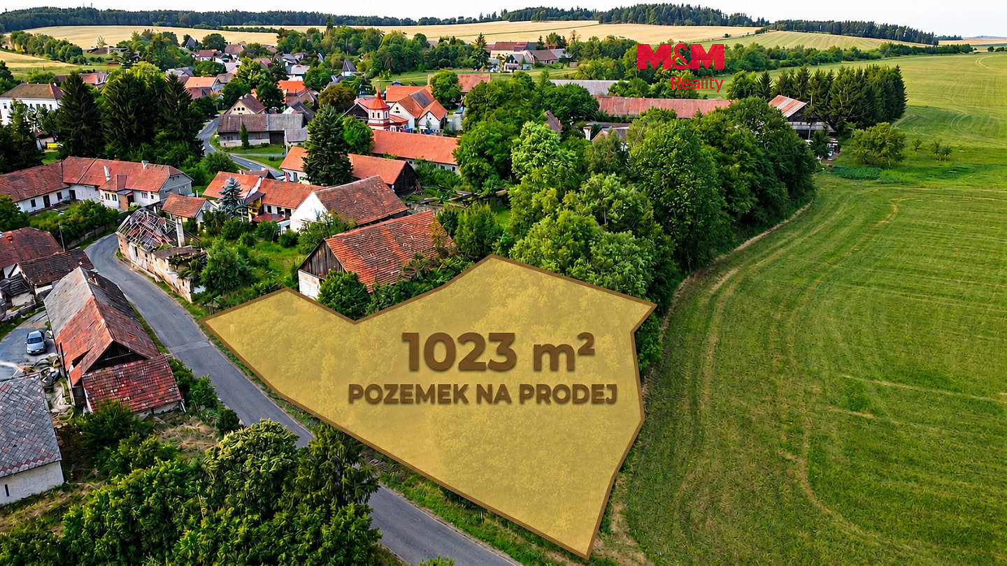 Prodej stavebního pozemku 1 023 m²