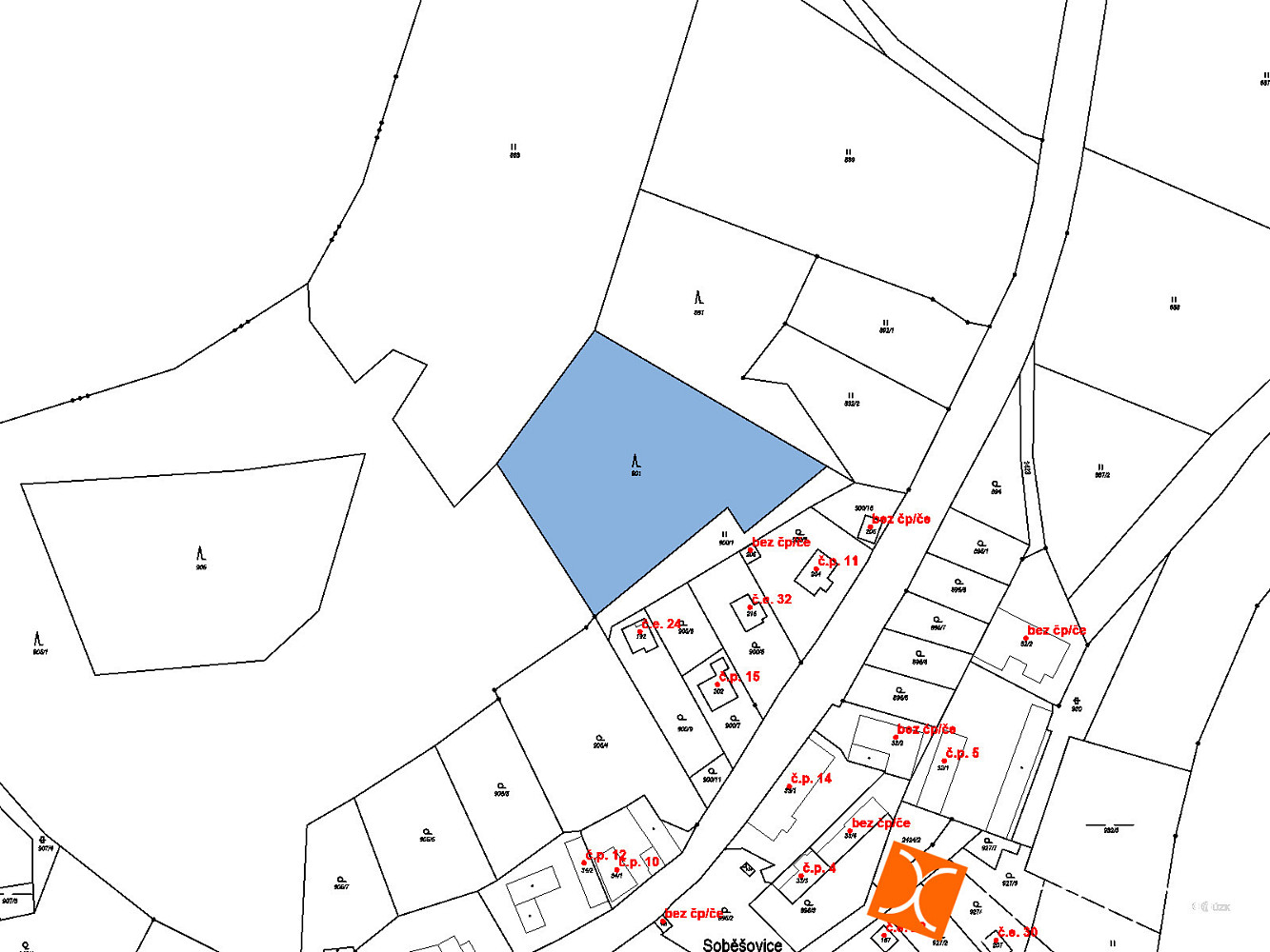 Prodej lesa 3 441 m² – fotografie 2