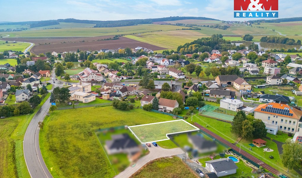 Prodej stavebního pozemku 1 080 m², Osek – náhled fotky 4