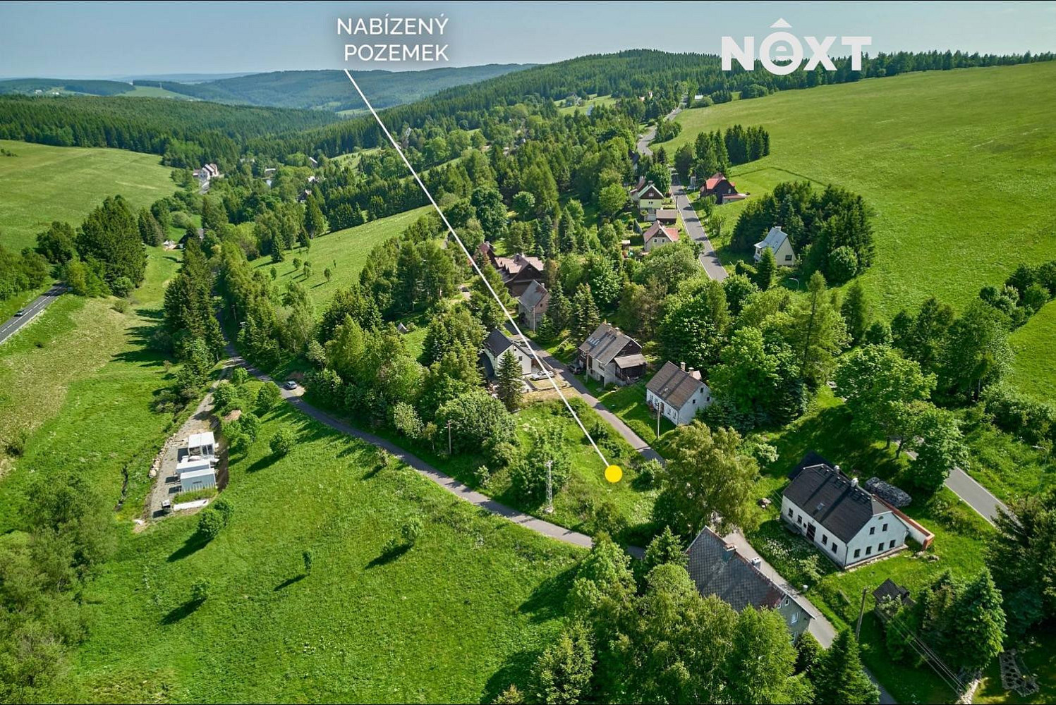Prodej stavebního pozemku 497 m²