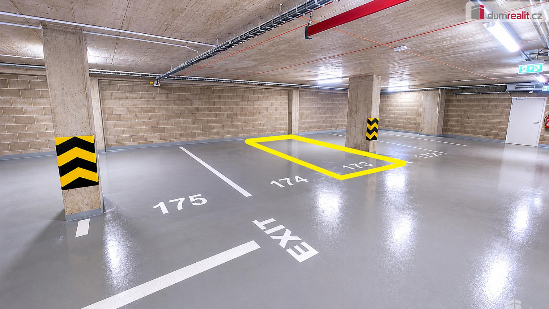 Parkovací stání, 13 m2, Praha 9 - Vysočany – fotografie 2
