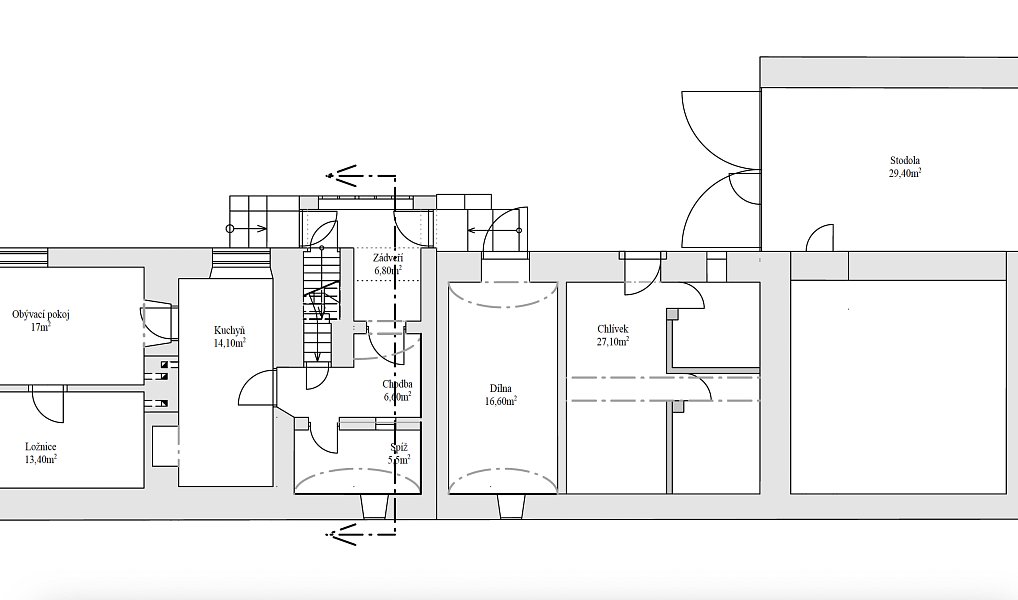 Prodej chaty/chalupy 64 m² s pozemkem 1 393 m², Chvaletice – náhled fotky 26