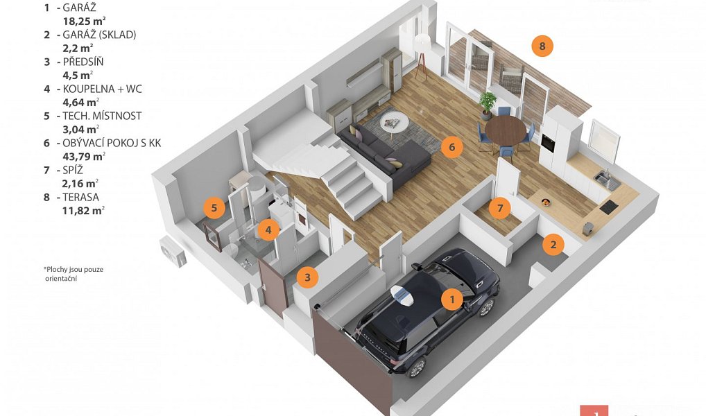 Prodej domu 161 m² s pozemkem 437 m², Ořech – náhled fotky 10