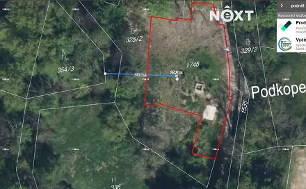 Prodej stavebního pozemku 2 890 m², Rosice