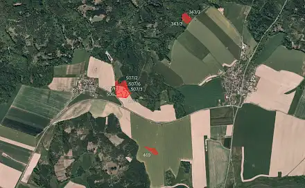 Prodej pole 49 876 m², Březová - Lesní Albrechtice, okres Opava