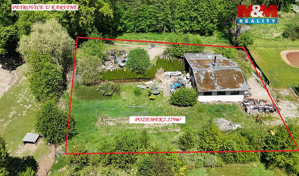 Prodej stavebního pozemku 2 279 m², Petrovice u Karviné – náhled fotky 3