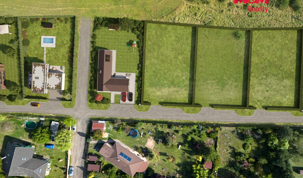 Prodej stavebního pozemku 1 064 m², Černovice – náhled fotky 3
