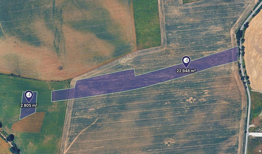 Prodej pozemku, 25753 m², Benešov, Bystřice