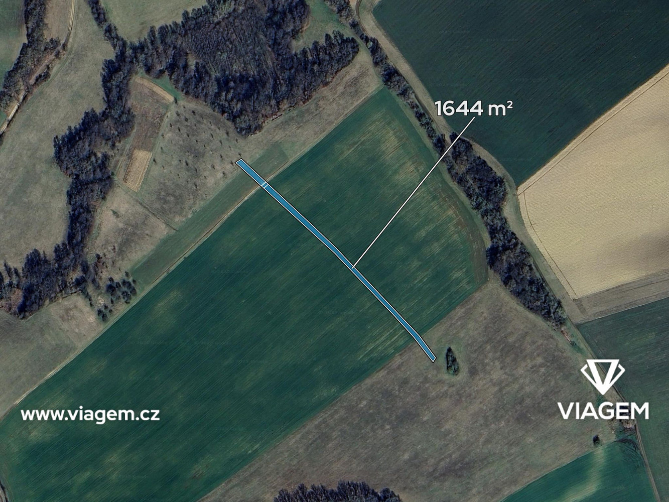 Prodej pole 1 644 m² – fotografie 2