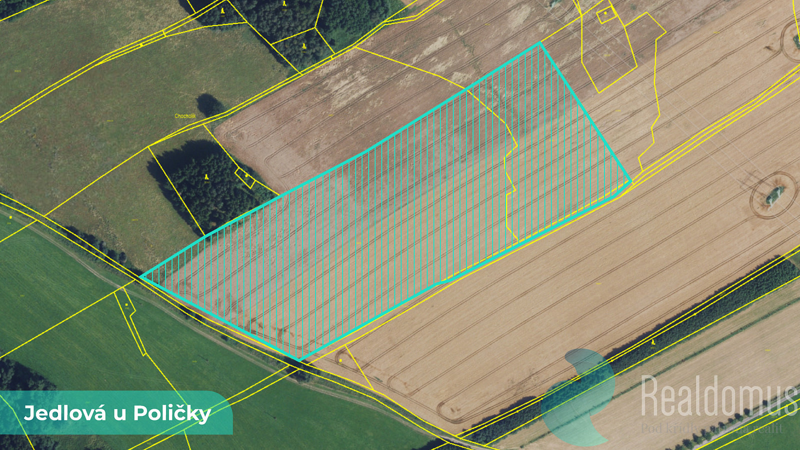 Prodej pole 2 196 m²
