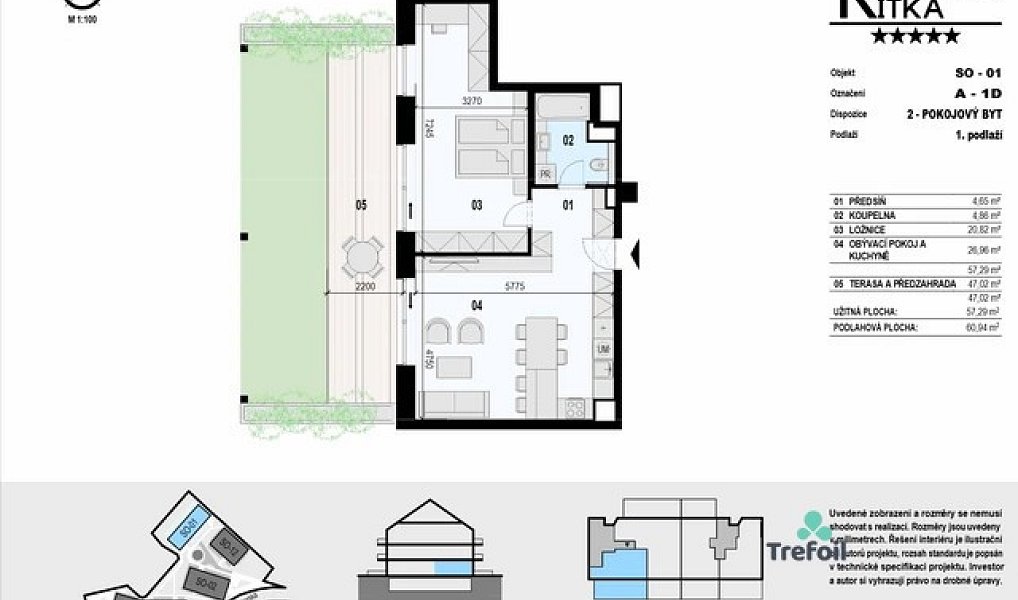 Prodej bytu 2+kk 57 m², Řitka – náhled fotky 13