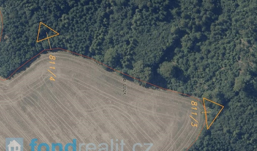Prodej pole 7 831 m², Krchleby – náhled fotky 2