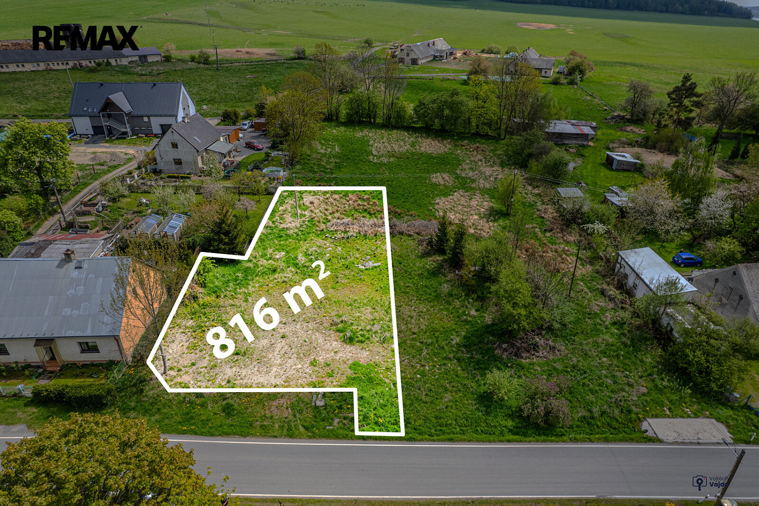 Prodej stavebního pozemku 816 m²