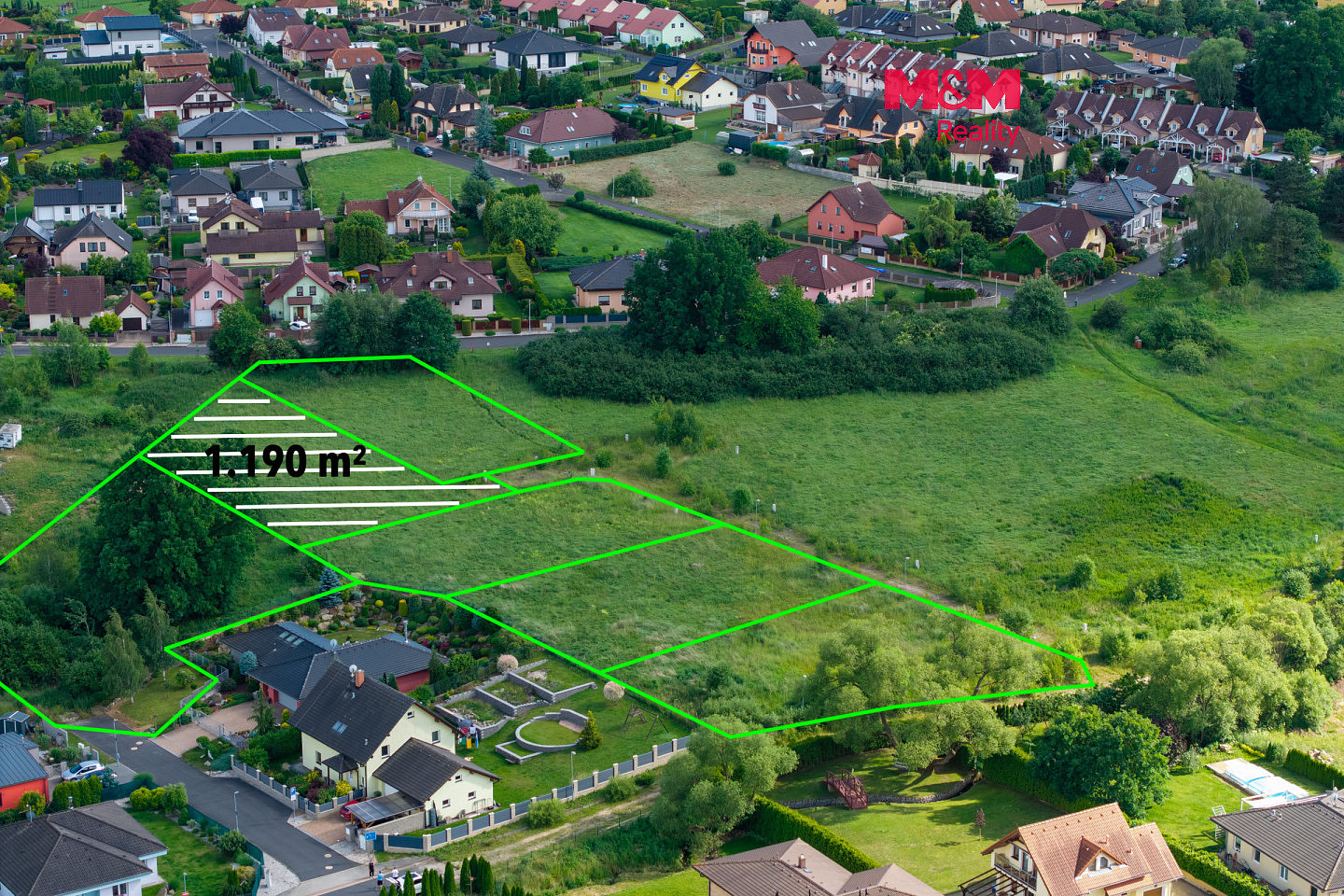 Prodej stavebního pozemku 1 190 m²