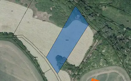 Prodej pole 2 496 m², Staňkovice, okres Louny